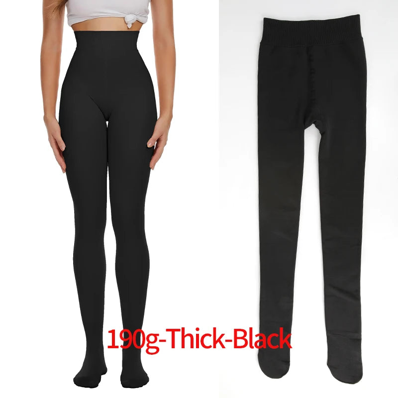 Leg Slimming Body Shaper Keep Warm Compression Leggings High Waist Control Panties Thigh Slimmer Butt Lifter Shapewear Leggins