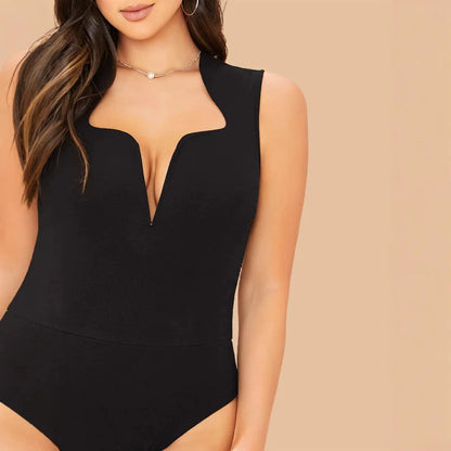 Sexy Bodysuit Ladies One Piece Sleeveless Shaping Jumpsuit Bodyshaper Women Nightclub Party Corset Rave Outfit Bodycon Shapewear