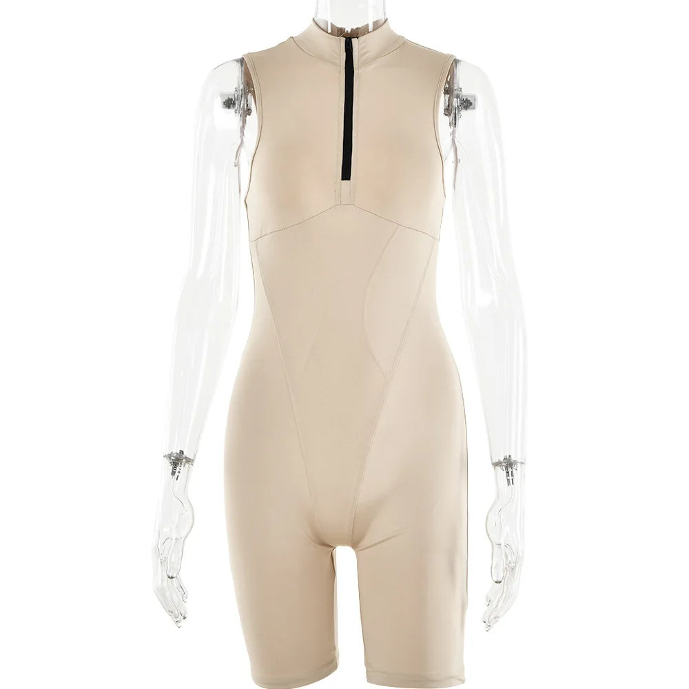 Summer New Yoga Sports Style Shapewear Sexy Hot Girl Fashion Tight Short Jumpsuit