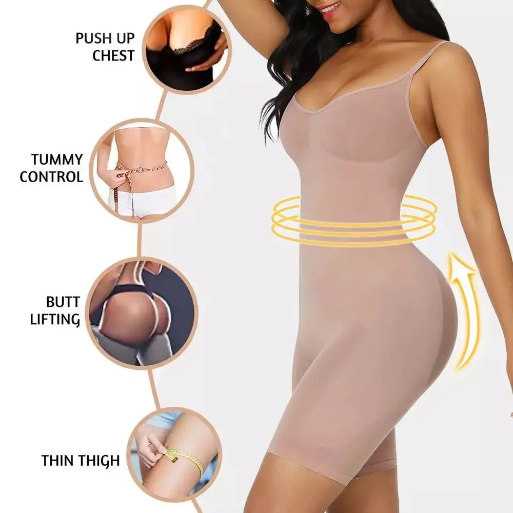 Bodysuit Shapewear Women Full Body Shaper Tummy Control Slimming Sheath Butt Lifter Push Up Thigh Slimmer Abdomen Shapers Corset