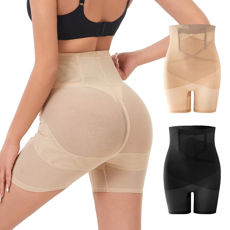 Women High Waist Tummy Control Underwear Postpartum Shapewear Butt Lifting Slimming Breathable Panties