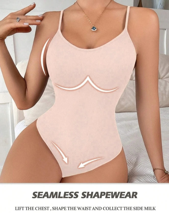 Women ShapeSculpt Tummy Control Shapewear Bodysuit Butt Lifter Full Body Shaper Skinny Seamless Waist Trainer with Built in Bra