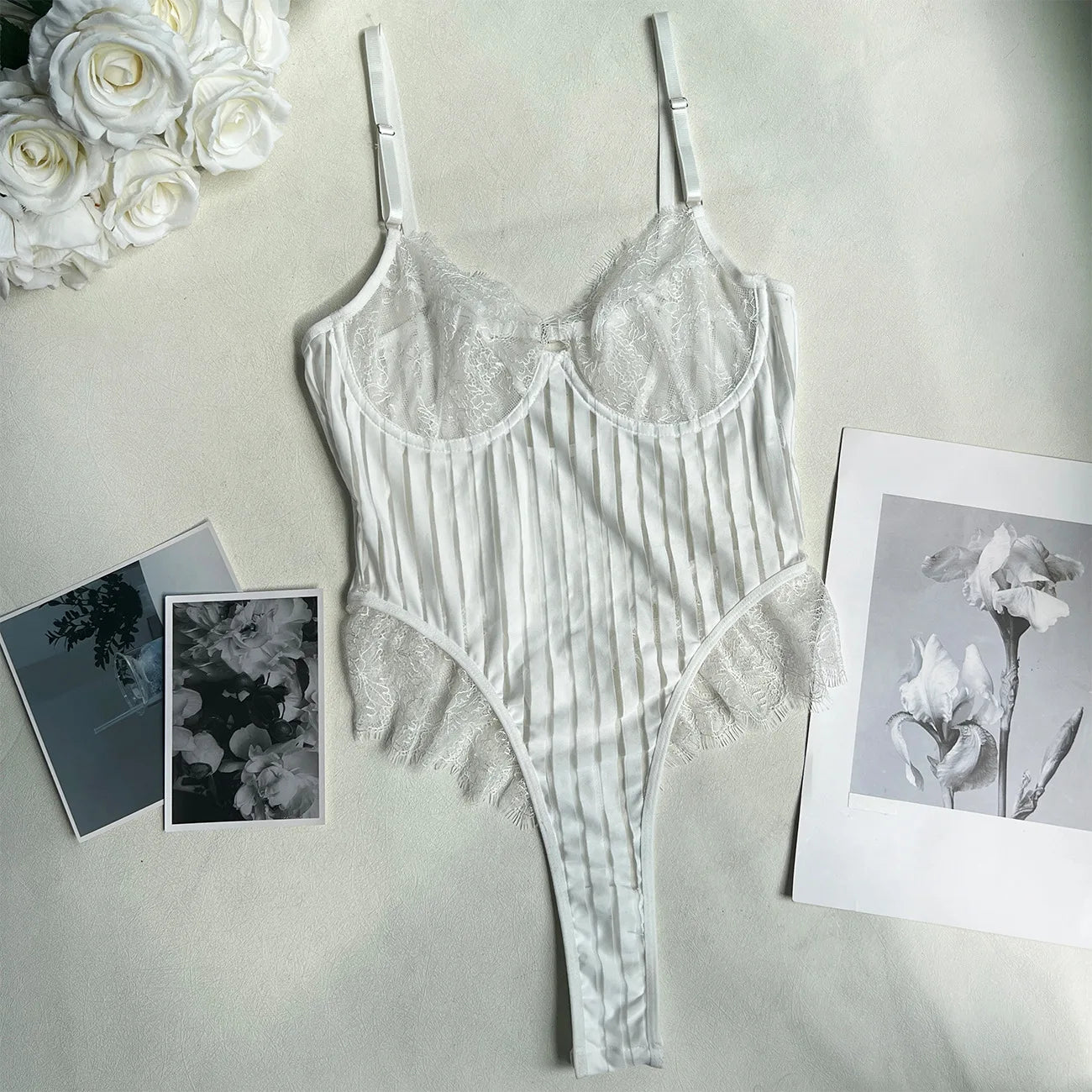 Women Sexy Bodysuits Bodyshaper One Piece Jumpsuit Thongs Lace Lingerie Nightclub Elegant Shapewear Slim Waist Corset Top Summer