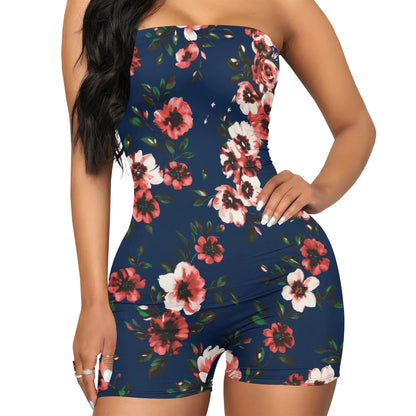 Strapless Shapewear Women's Tummy Control Bodysuit Seamless Body Shaper Thong Tube Top Bodysuits One Piece