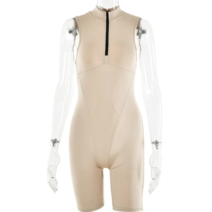 Summer New Yoga Sports Style Shapewear Sexy Hot Girl Fashion Tight Short Jumpsuit