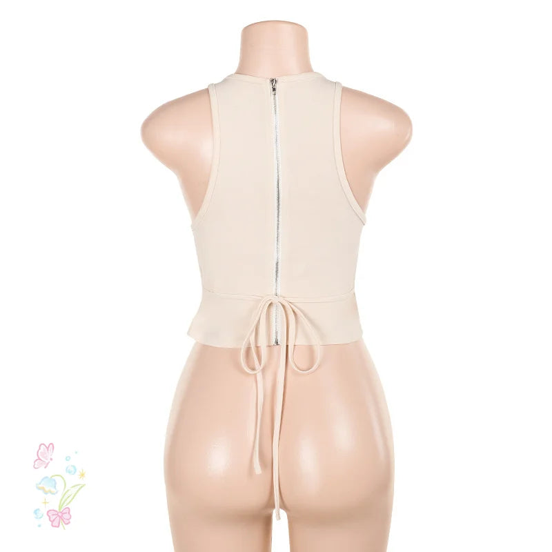 Women Tops 2025 Summer Corset Fashion Camisole Casual Vest Slim Fitted Shaper Tank Top Woman T-Shirt Girdle Top Female Shapewear