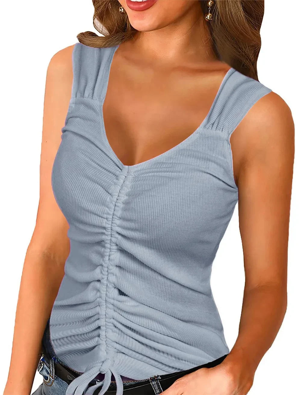 Women's Seamless Tank Top Body Shaper with Pads Slimming Underwear with Removable Pad for Casual Wearing Shapewear