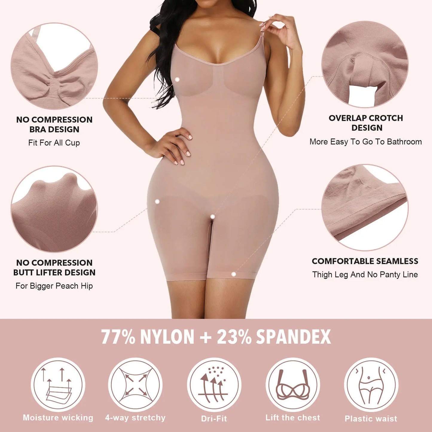 Bodysuit Shapewear Women Full Body Shaper Tummy Control Slimming Sheath Butt Lifter Push Up Thigh Slimmer Abdomen Shapers Corset