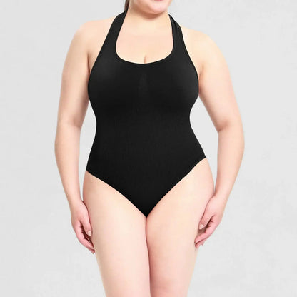 Women's Halter Shapewear Bodysuits Tummy Control Rompers Jumpsuits Stretch Underwear Fajas Colombianas Butt Lifter Shaping Tops