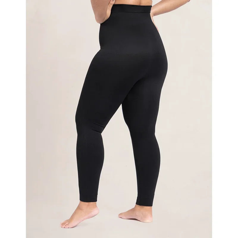 Women High Waist Shaper Leggings Belly Control Body Slimming Control Shapewear Silicone Non-Slip Pants Waist