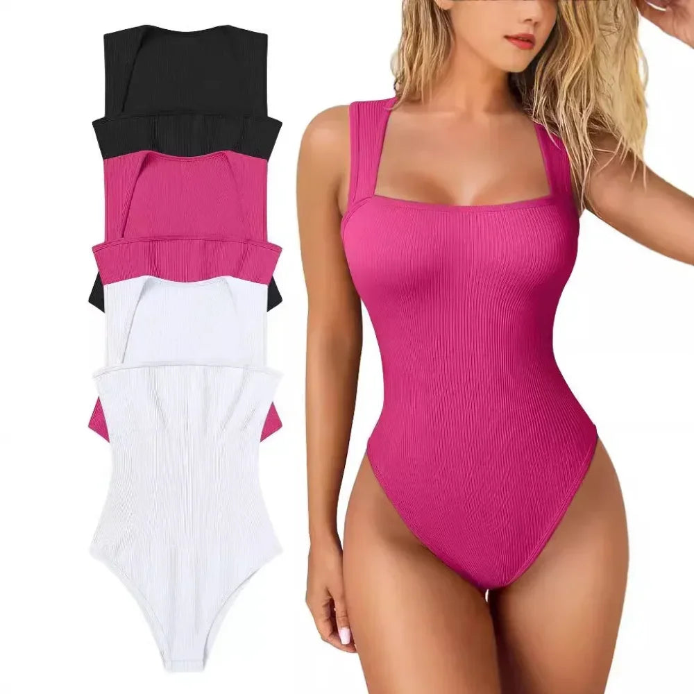Women Sleeveless Bodysuit Shapewear Thong Waist Trainer Underwear Body Shapers Tummy Slimmer Belly Compression Control Tank Tops