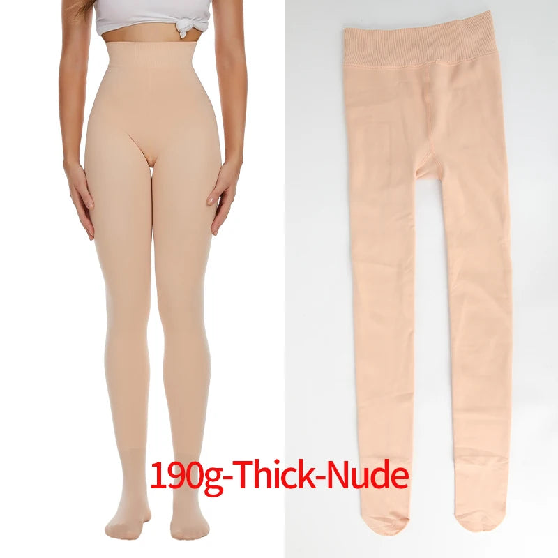 Leg Slimming Body Shaper Keep Warm Compression Leggings High Waist Control Panties Thigh Slimmer Butt Lifter Shapewear Leggins