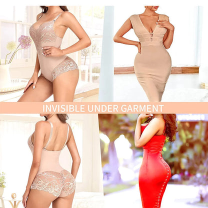 Sexy Camisole Bodysuit Shapewear Women Tummy Control Hip Butt Lifter Rompers One Piece Jumpsuit Shapping Thongs Exotic Underwear