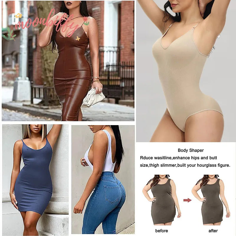Bodysuit Shapewear Women Slimming Body Shaper Butt Lifter Push Up Tummy Control Shapers Thigh Slimmer Abdomen Shapers Corset