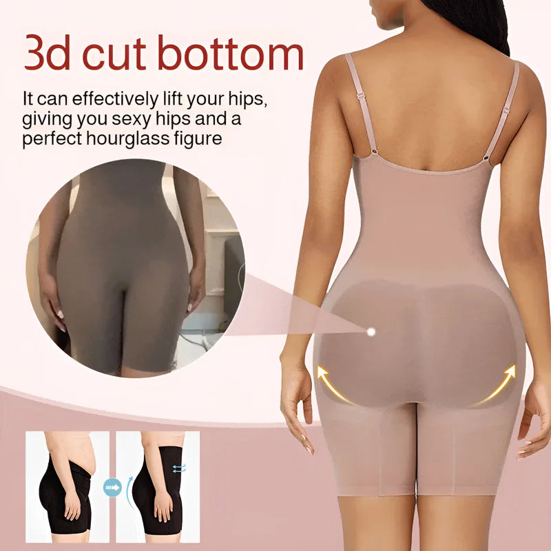 BreliraOne Piece Full Body Shapewear 360° Tummy Control Seamless Butt Lift Bodyshaper Corset Breathable Women Shaping Slimming