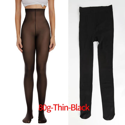 Leg Slimming Body Shaper Keep Warm Compression Leggings High Waist Control Panties Thigh Slimmer Butt Lifter Shapewear Leggins