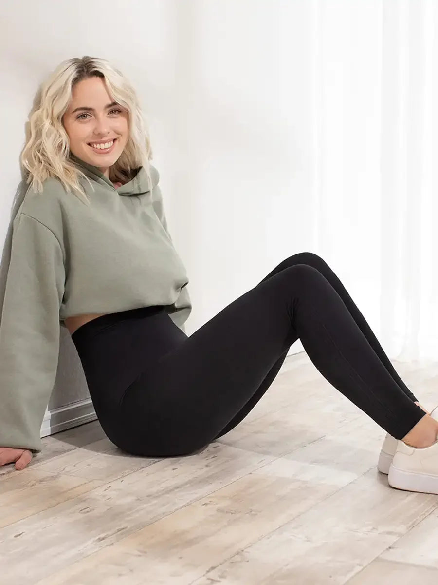 Women High Waist Shaper Leggings Belly Control Body Slimming Control Shapewear Silicone Non-Slip Pants Waist