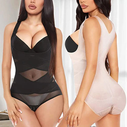 Postpartum One-Piece Breasted Shapewear For Women Lightweight Mesh Waist And Abdomen Cinching Fitness Yoga Sexy