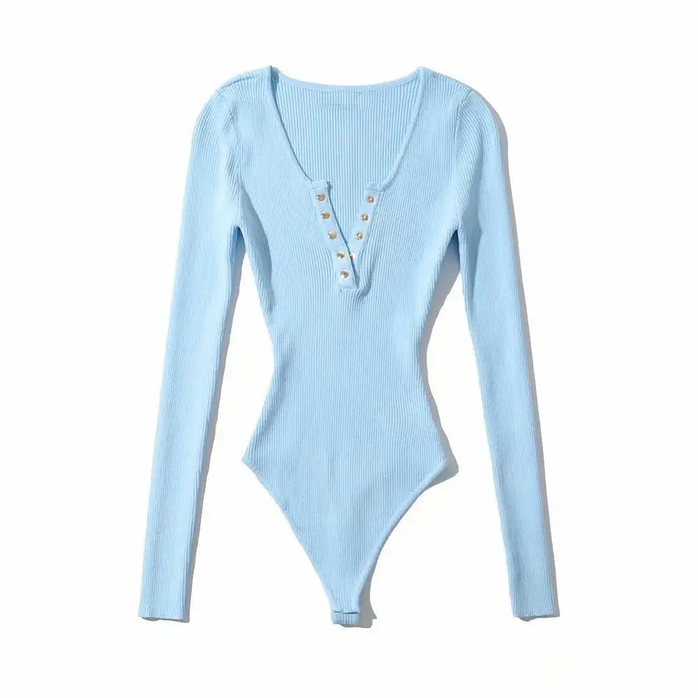 Long Sleeve Shapewear Yoga Jumpsuits Women'S V Neck Sexy Jumpsuits Ultralight Bodysuit Body Shaping Belly Tightening