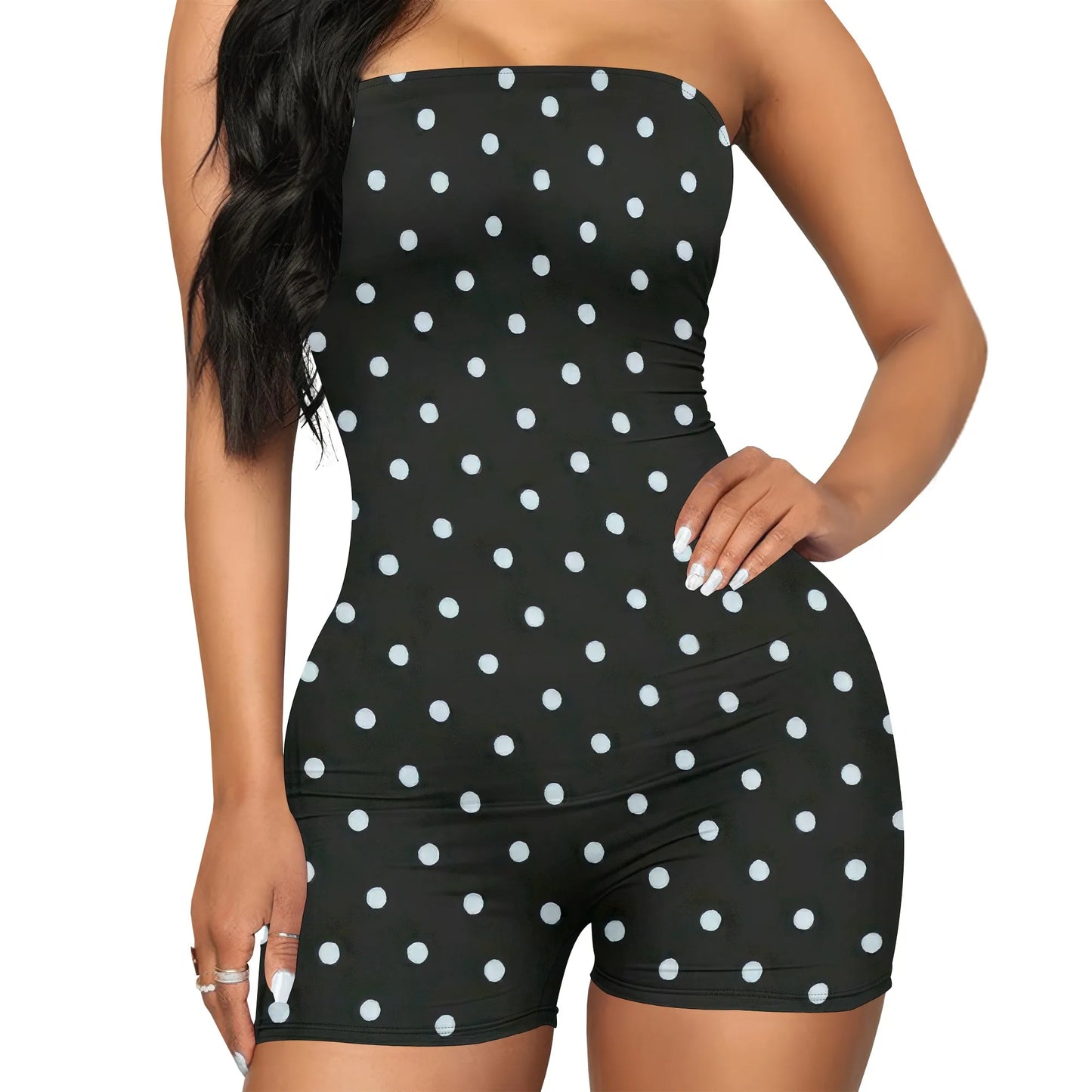 Strapless Shapewear Women's Tummy Control Bodysuit Seamless Body Shaper Thong Tube Top Bodysuits One Piece