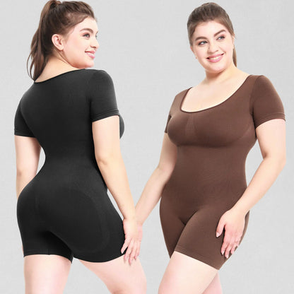 Tummy Control Bodyshaper Bodysuit Costume Butt Lifyer Short Sleeve Shapewear Slim Shorts Seamless Rompers Sport Fitness Jumpsuit