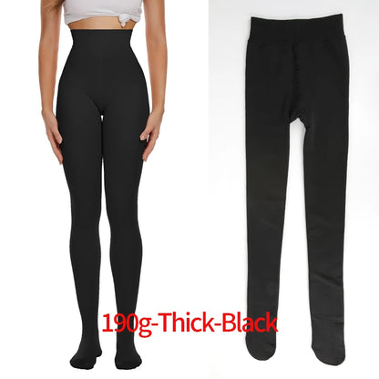 Leg Slimming Body Shaper Keep Warm Compression Leggings High Waist Control Panties Thigh Slimmer Butt Lifter Shapewear Leggins