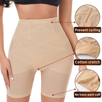 Women High Waist Tummy Control Underwear Postpartum Shapewear Butt Lifting Slimming Breathable Panties