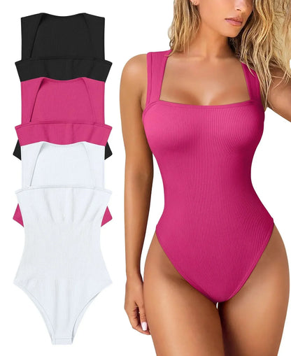 Women Sleeveless Bodysuit Shapewear Thong Waist Trainer Underwear Body Shapers Tummy Slimmer Belly Compression Control Tank Tops