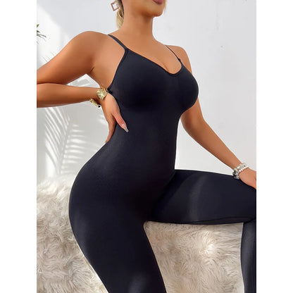 Seamless Shapewear Bodysuit w/Tummy Control Tank Top Strapless Full-Length Pants Sleeveless Body Shaper High Waist Slim 2025 New