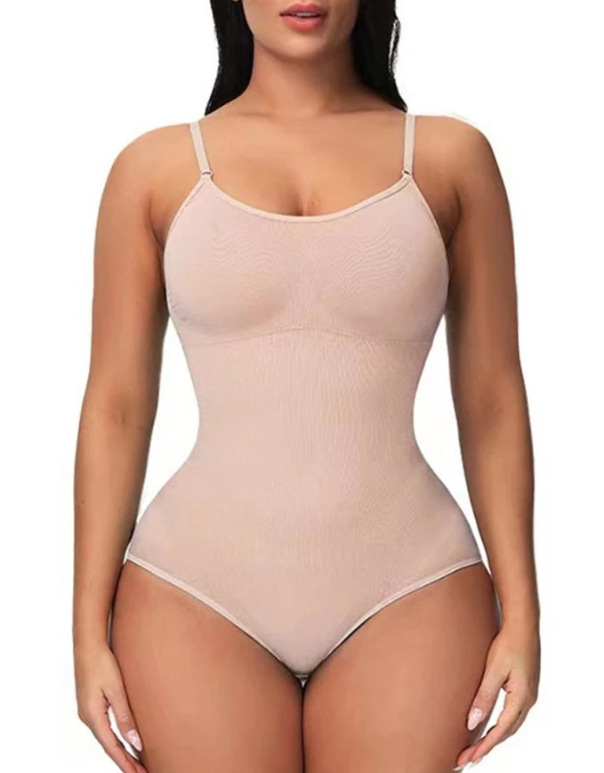 Women ShapeSculpt Tummy Control Shapewear Bodysuit Butt Lifter Full Body Shaper Skinny Seamless Waist Trainer with Built in Bra